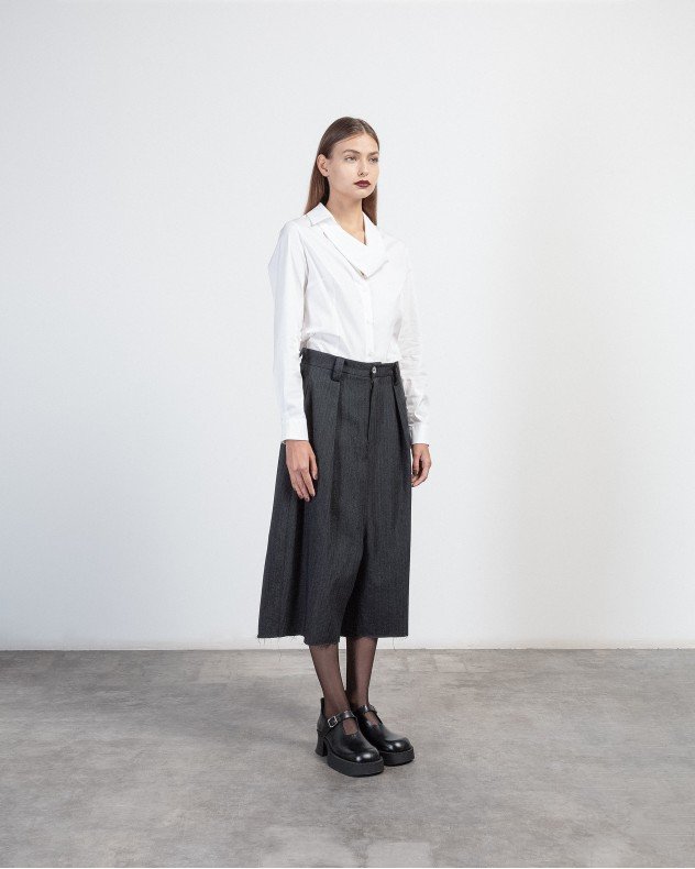 Le Ruemarcel MANAMI Black Shirt - White