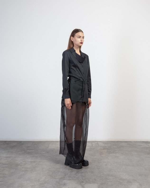 Le Ruemarcel MANAMI Black Shirt - Black