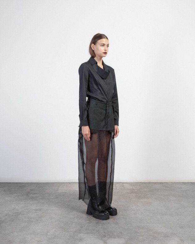 Le Ruemarcel MANAMI Black Shirt - Black