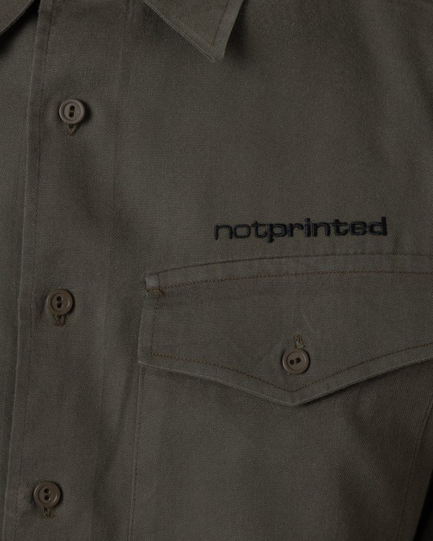 Notprinted AUSTRIA GEISHA1 Green Shirt - Green