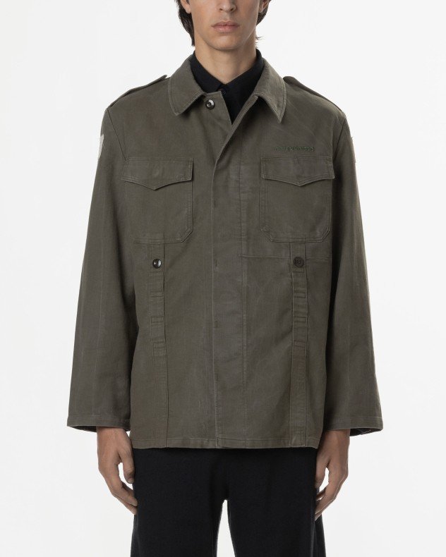 Notprinted NEUTRAL Green Shirt jacket - Green