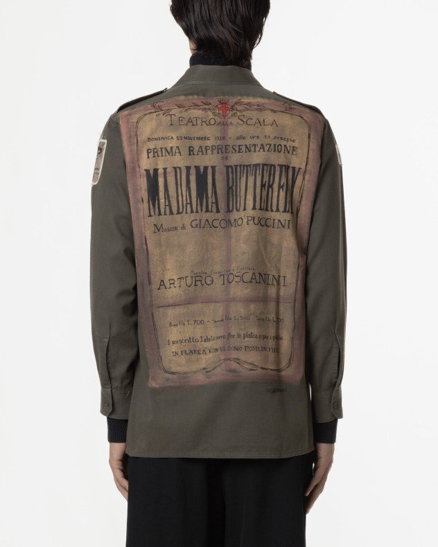 Notprinted AUSTIA MADAME Green Long shirt - Green