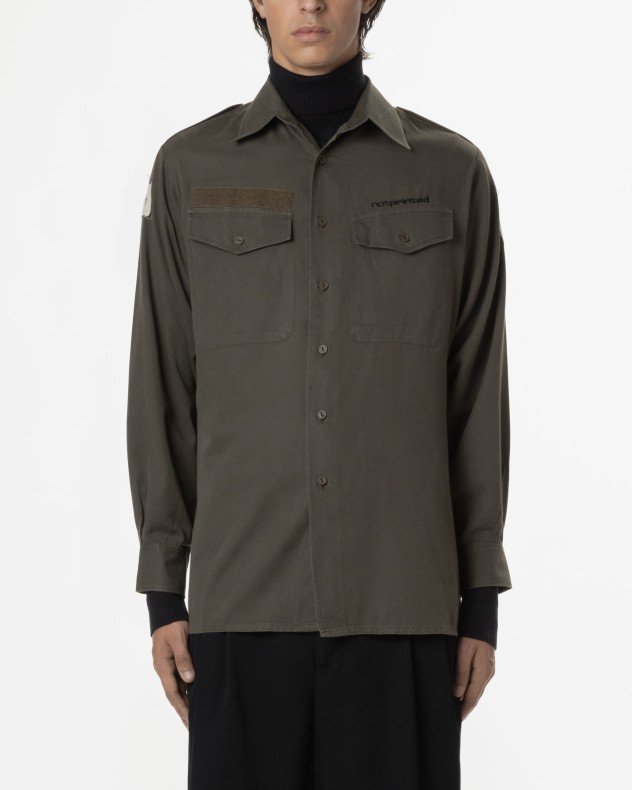 Notprinted AUSTIA MADAME Green Long shirt - Green