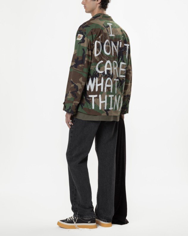 Notprinted CAMOUFLAGE CARE Green Shirt - Green