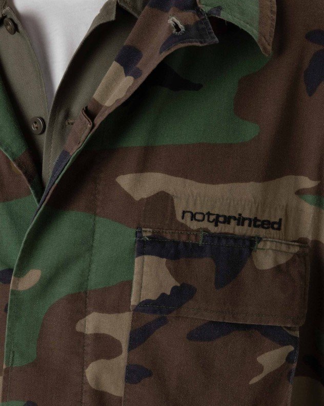 Notprinted CAMOUFLAGE CARE Green Shirt - Green
