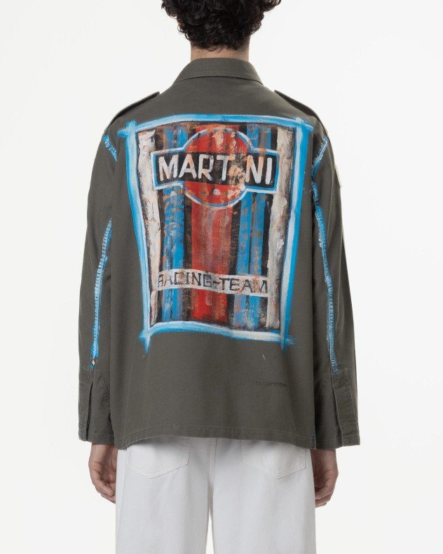 Notprinted MARTINI Green Shirt - Green