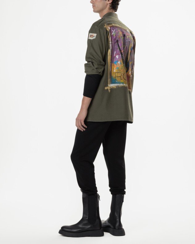 Notprinted ROLEX POP Green Shirt - Green