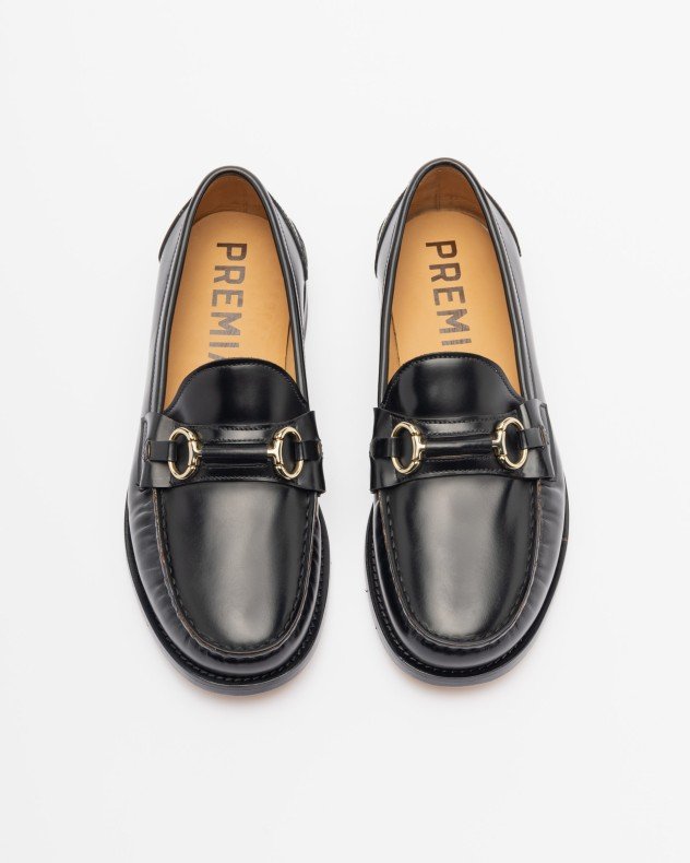Premiata 32262 Black Moccasins - Black