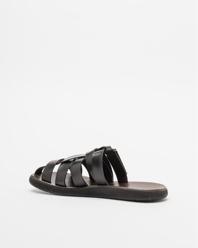 Premiata 32285 Black Slide sandals - Black