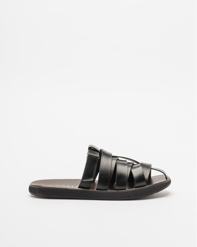 Premiata 32285 Black Slide sandals - Black