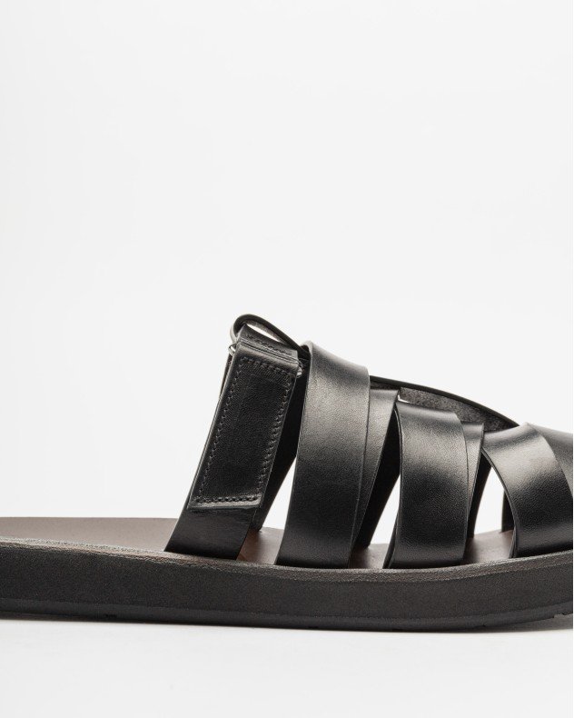 Premiata 32285 Black Slide sandals - Black