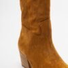 PROF TEX 22120 Black Cowboy boots - Camel