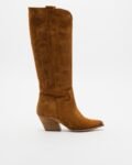 PROF TEX 22120 Black Cowboy boots - Camel