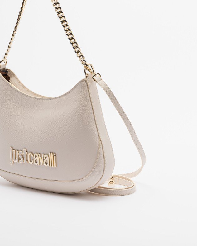 Just Cavalli 78RA4BBA Black Hobo bag - Beige