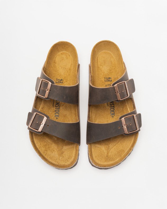 Birkenstock Arizona BS Brown Sandals - Brown