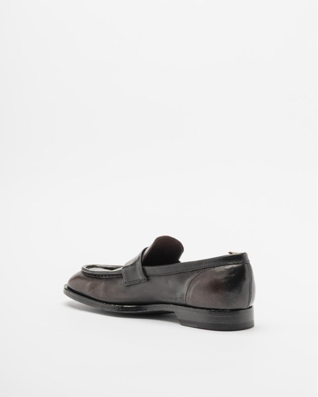 Officine Creative SOUND/001 Brown Moccasins - Black