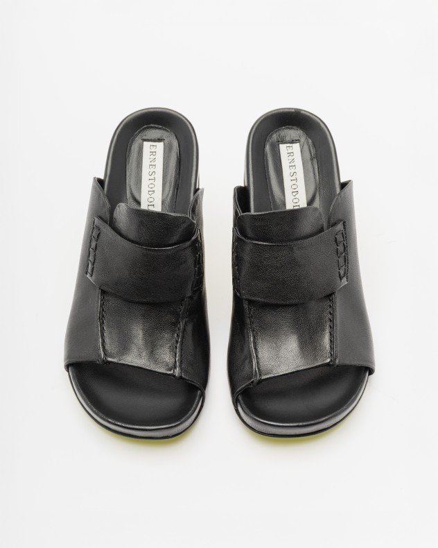 Ernesto Dolani 8DMUN03 Black Clogs - Black