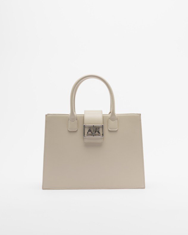 Armani Exchange XW000305 Beige Handbag - Beige
