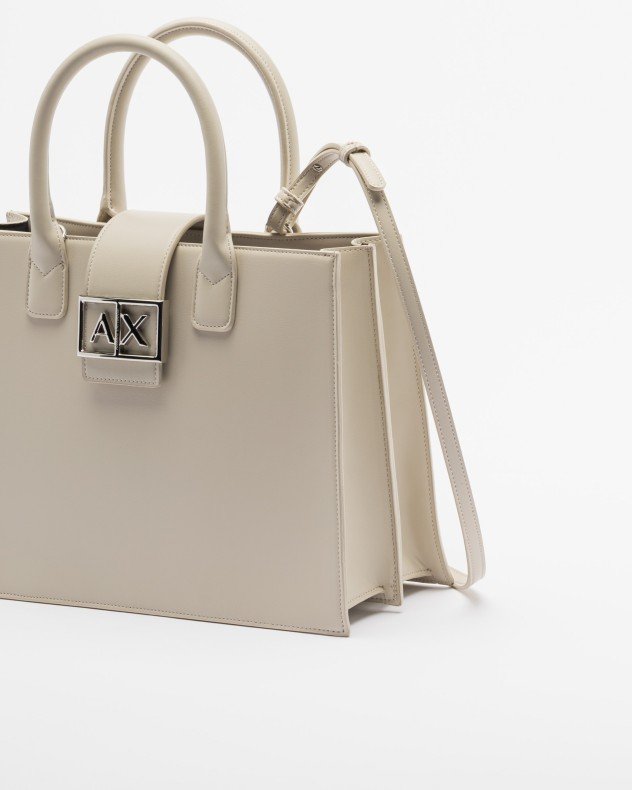 Armani Exchange XW000305 Beige Handbag - Beige