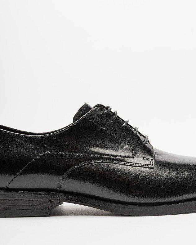 PROF A6-T229-270AB44 Black Derby shoes - Black