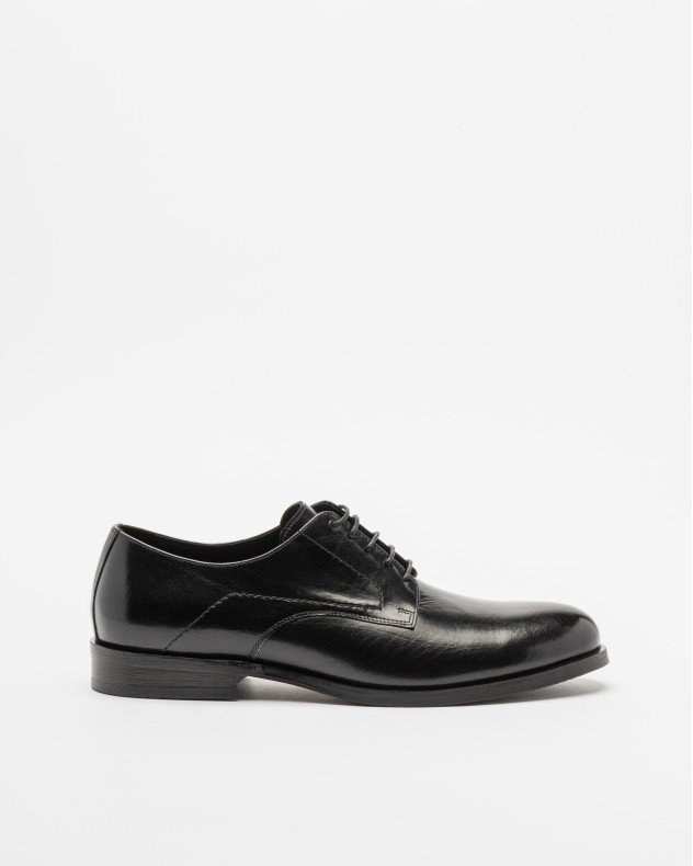 PROF A6-T229-270AB44 Black Derby shoes - Black