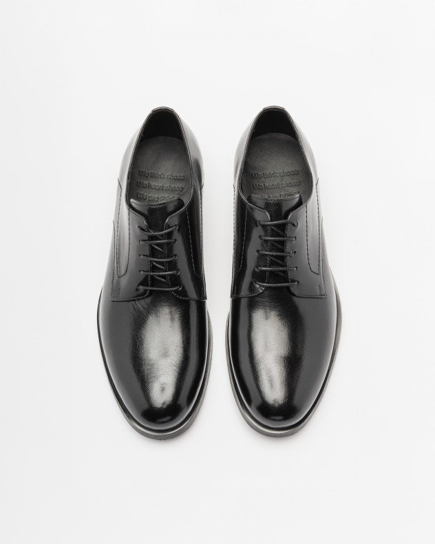 PROF A6-T229-270AB44 Black Derby shoes - Black