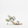 4ccccees OSHA LINE MID Black Sandals - White