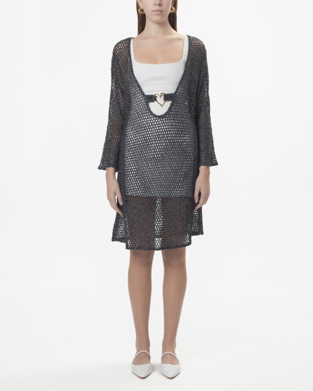 Moschino Swim 251V22609-9522 Black Dress - Black