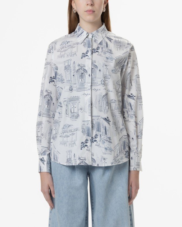 Karl Lagerfeld A2W11023 White Shirt - White