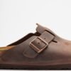 Birkenstock Boston BS Brown Slide sandals - Brown