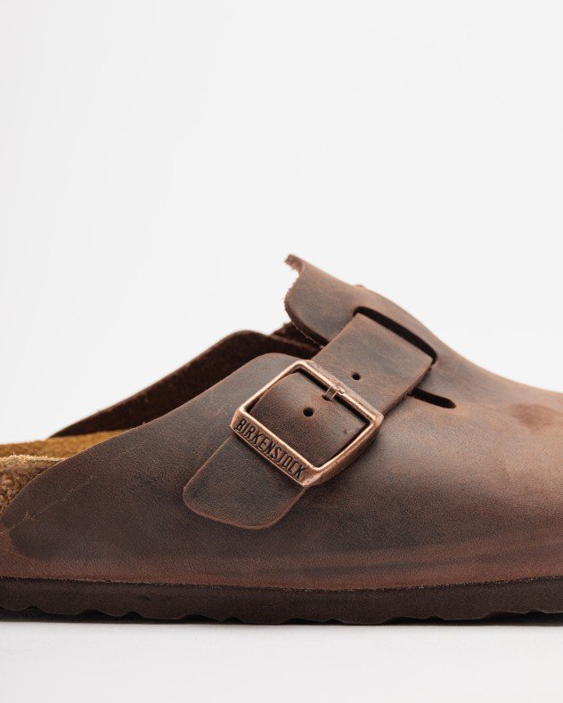 Birkenstock Boston BS Brown Slide sandals - Brown
