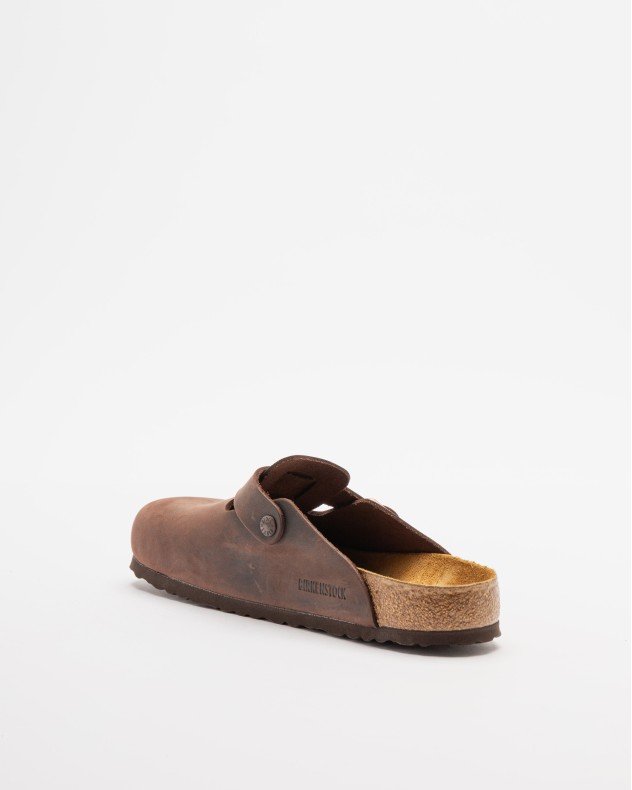 Birkenstock Boston BS Brown Slide sandals - Brown