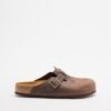 Birkenstock Boston BS Brown Slide sandals - Brown