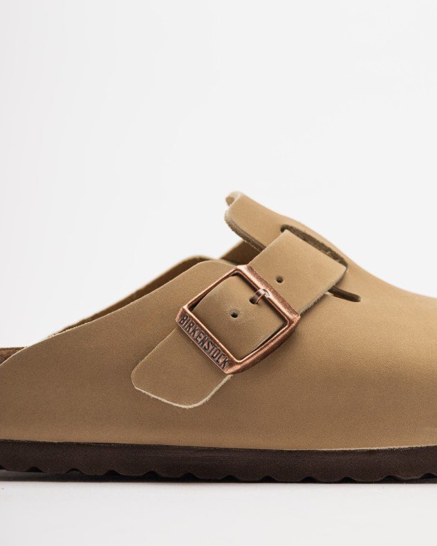 Birkenstock Boston BS Taupe Slide sandals - Taupe