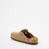 Birkenstock Boston BS Taupe Slide sandals - Taupe