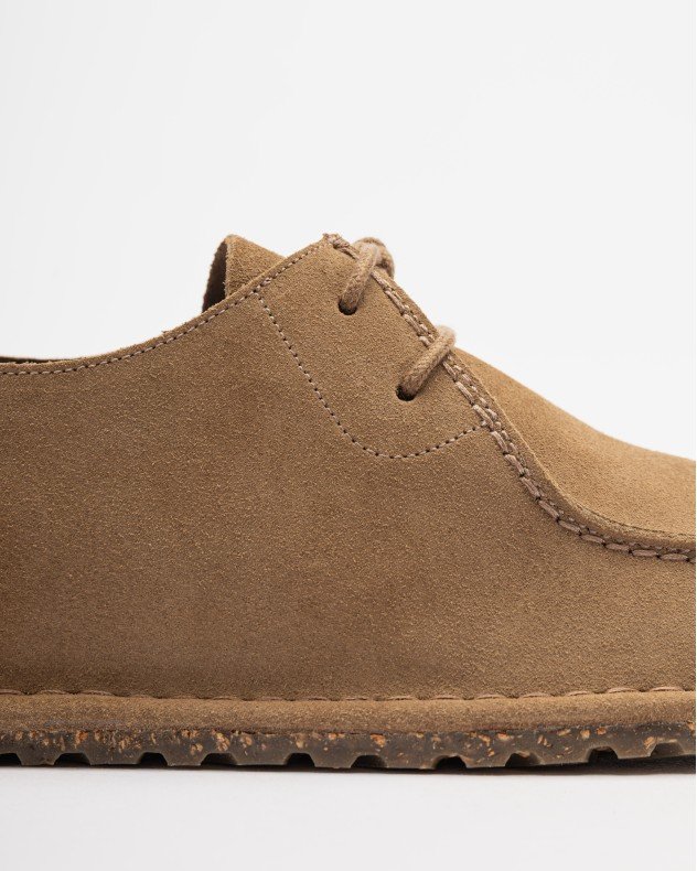 Birkenstock Utti Lace Taupe Shoes - Taupe