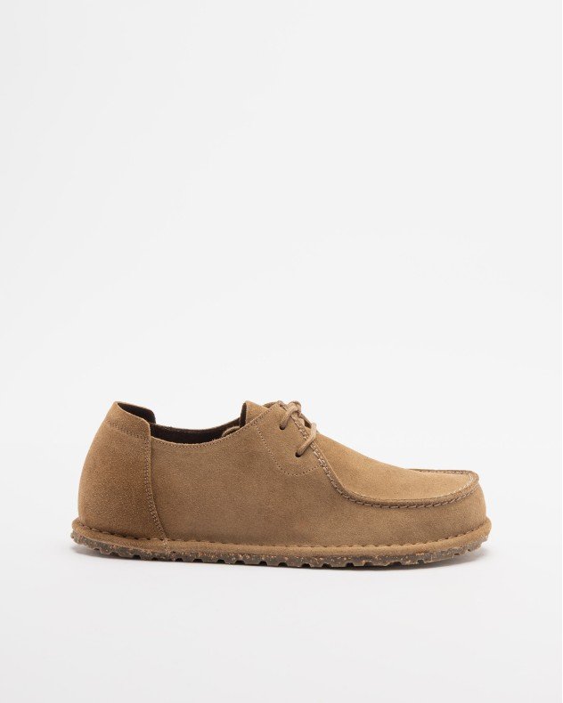 Birkenstock Utti Lace Taupe Shoes - Taupe