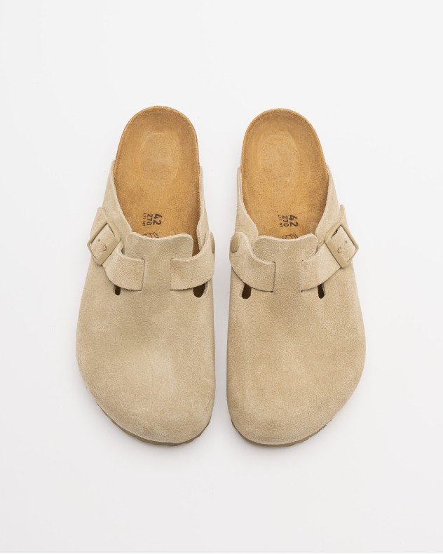 Birkenstock Boston Green Clogs - Green