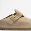 Birkenstock Boston Green Clogs - Green