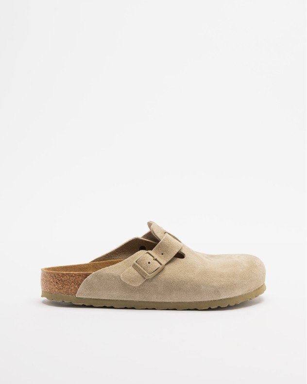 Birkenstock Boston Green Clogs - Green