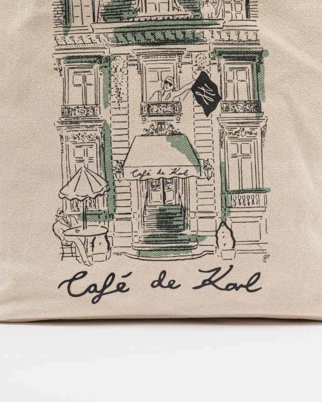 Karl Lagerfeld KL X JORGE PARRA TOTE BAG Beige Shopper bag - Beige