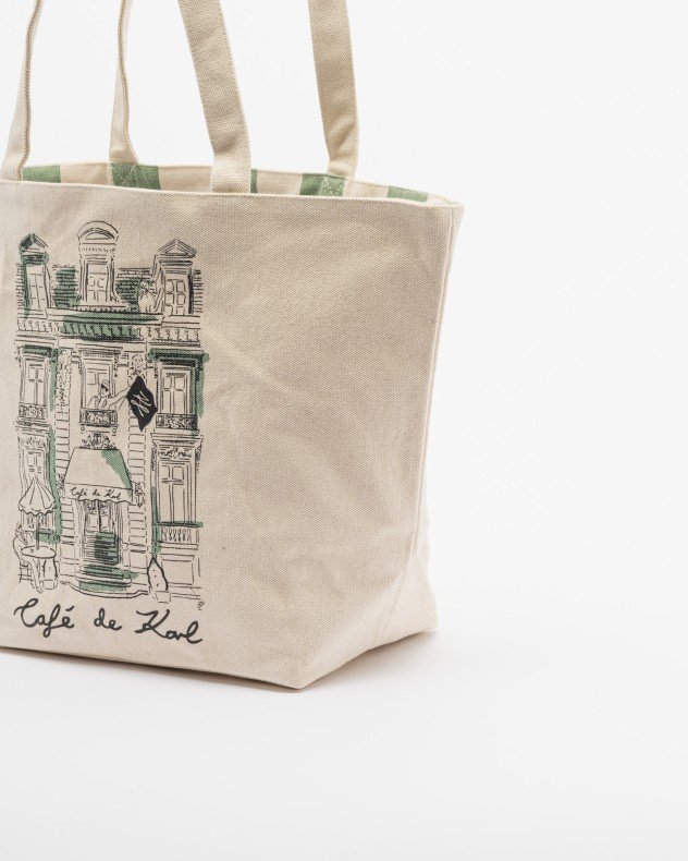 Karl Lagerfeld KL X JORGE PARRA TOTE BAG Beige Shopper bag - Beige