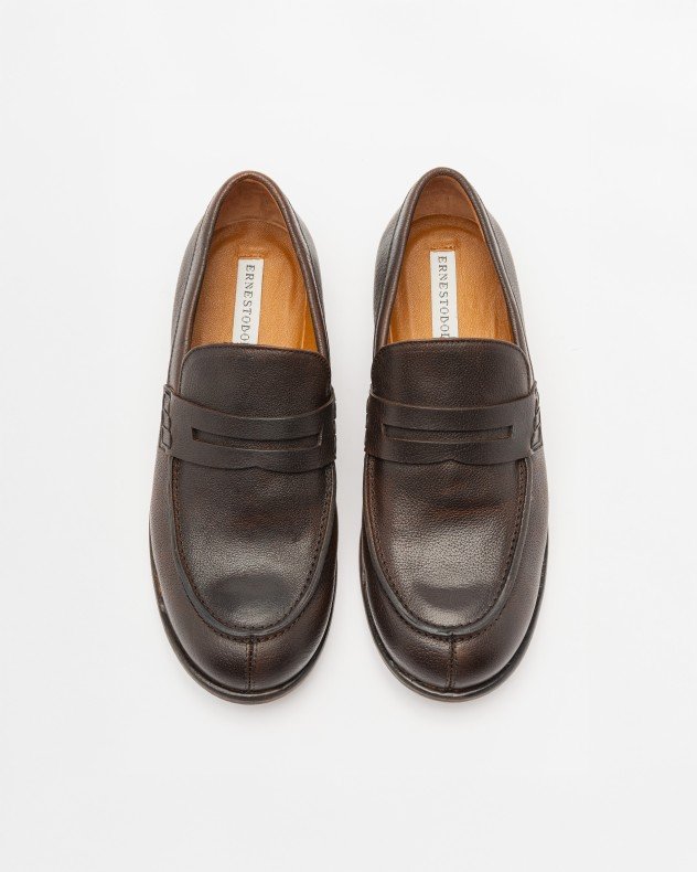Ernesto Dolani 8UENE02 Brown Moccasins - Brown