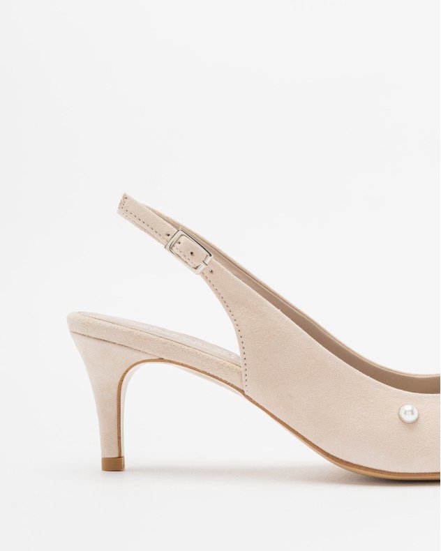 PROF 2000 Purple Slingback shoe - Beige