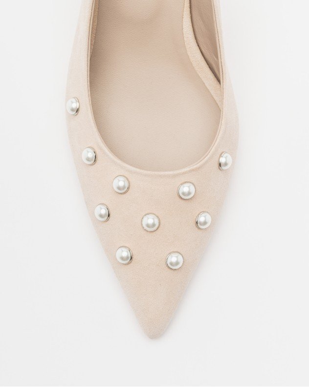 PROF 2000 Black Slingback shoe - Beige