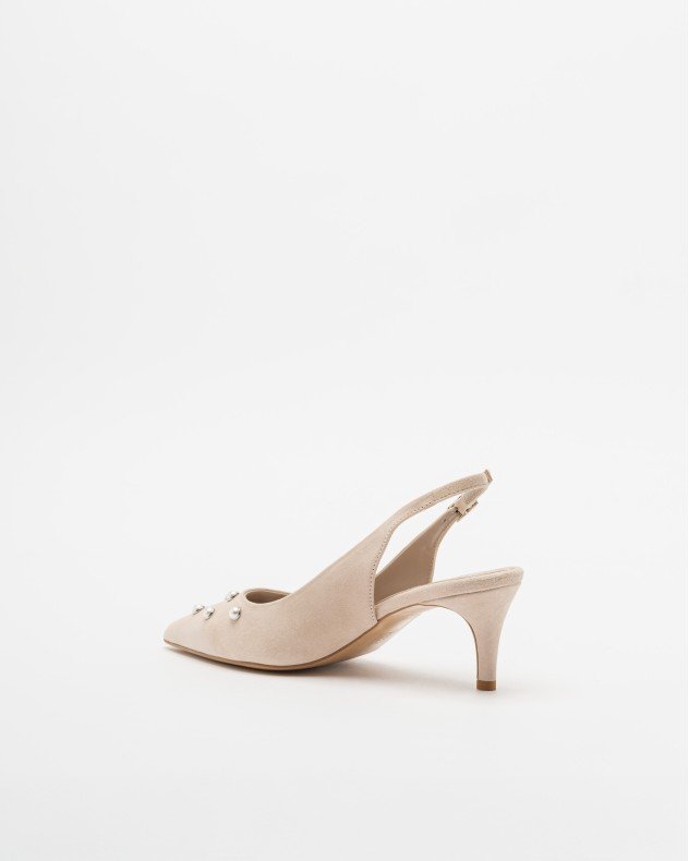 PROF 2000 Black Slingback shoe - Beige