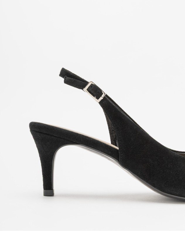 PROF 2000 Purple Slingback shoe - Black