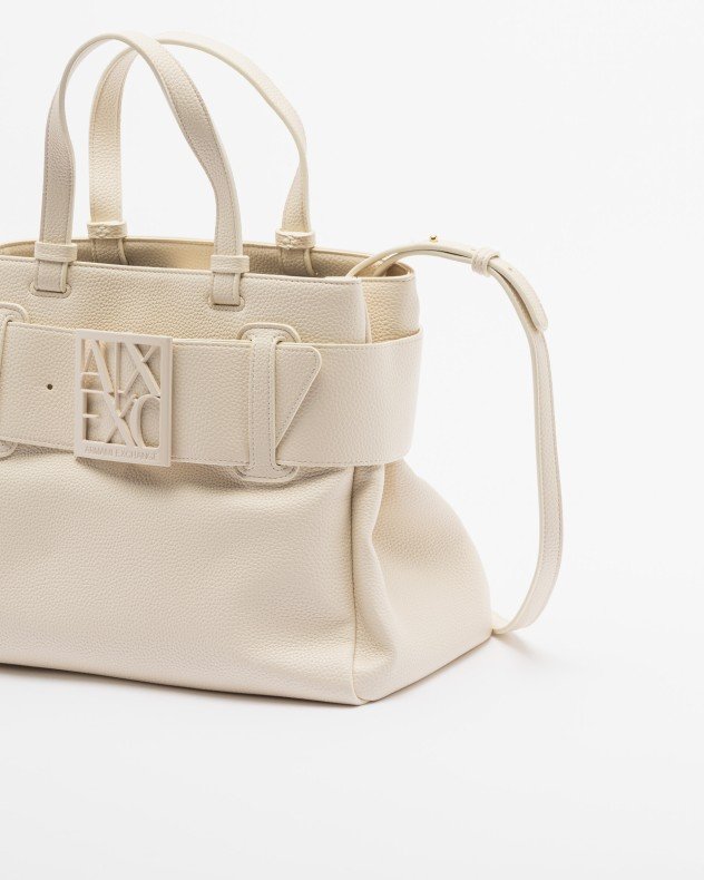 Armani Exchange XW000285 Black Shopper bag - White