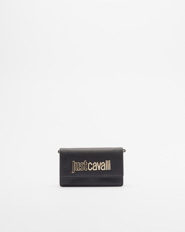 Just Cavalli 78RA5PB2 Golden Clutch - Black