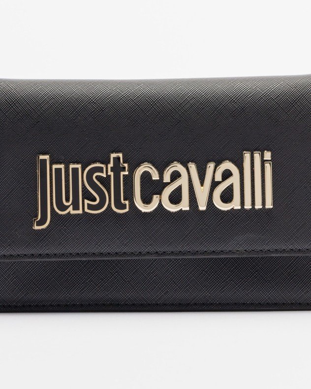 Just Cavalli 78RA5PB2 Golden Clutch - Black